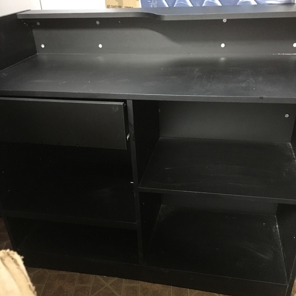 Business Black Cashier’s Cabinet