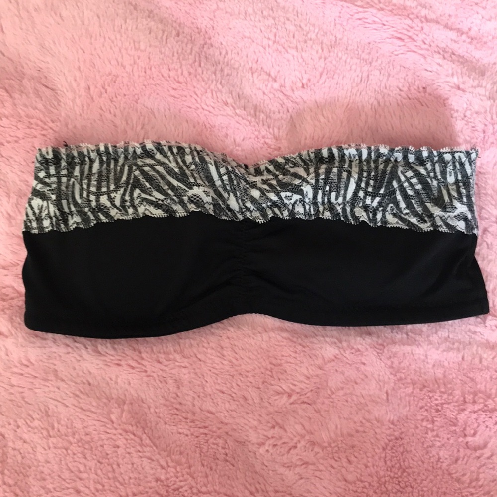 Black Zebra Bandeau