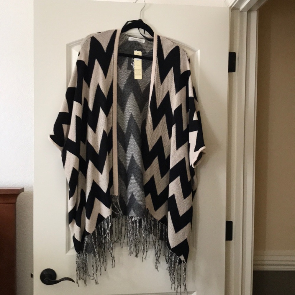 Poncho chevron women’s