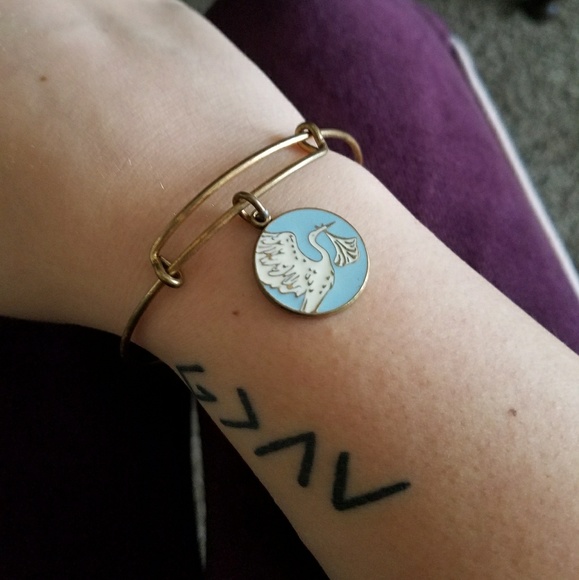 Alex and Ani Jewelry - Alex & Ani Blue Special Delivery Bangle