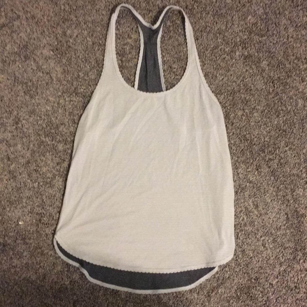 Lululemon grey/dark grey  tank top