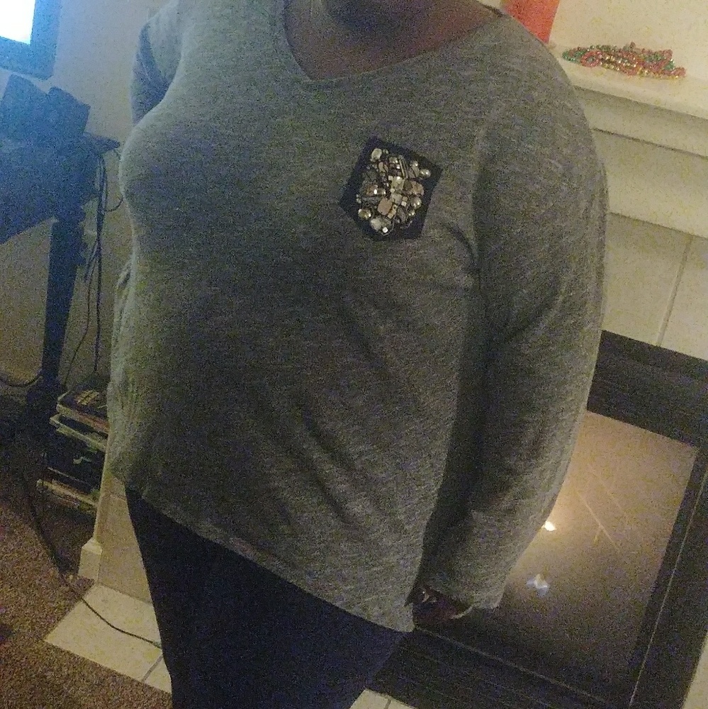 Grey Lane Bryant sweater