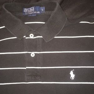 Black and white large polo