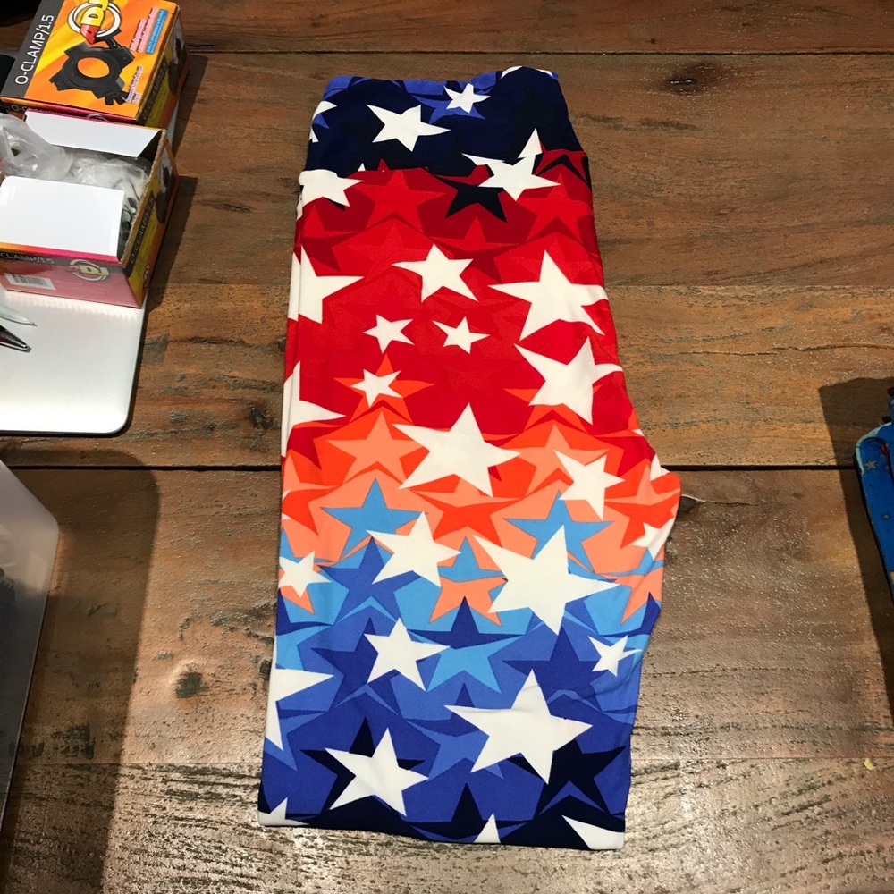 4th of July - Stars - TC LuLaRoe leggings