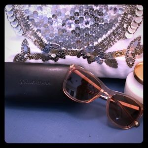 Dolce & Gabbana Rose Gold Sunglasses