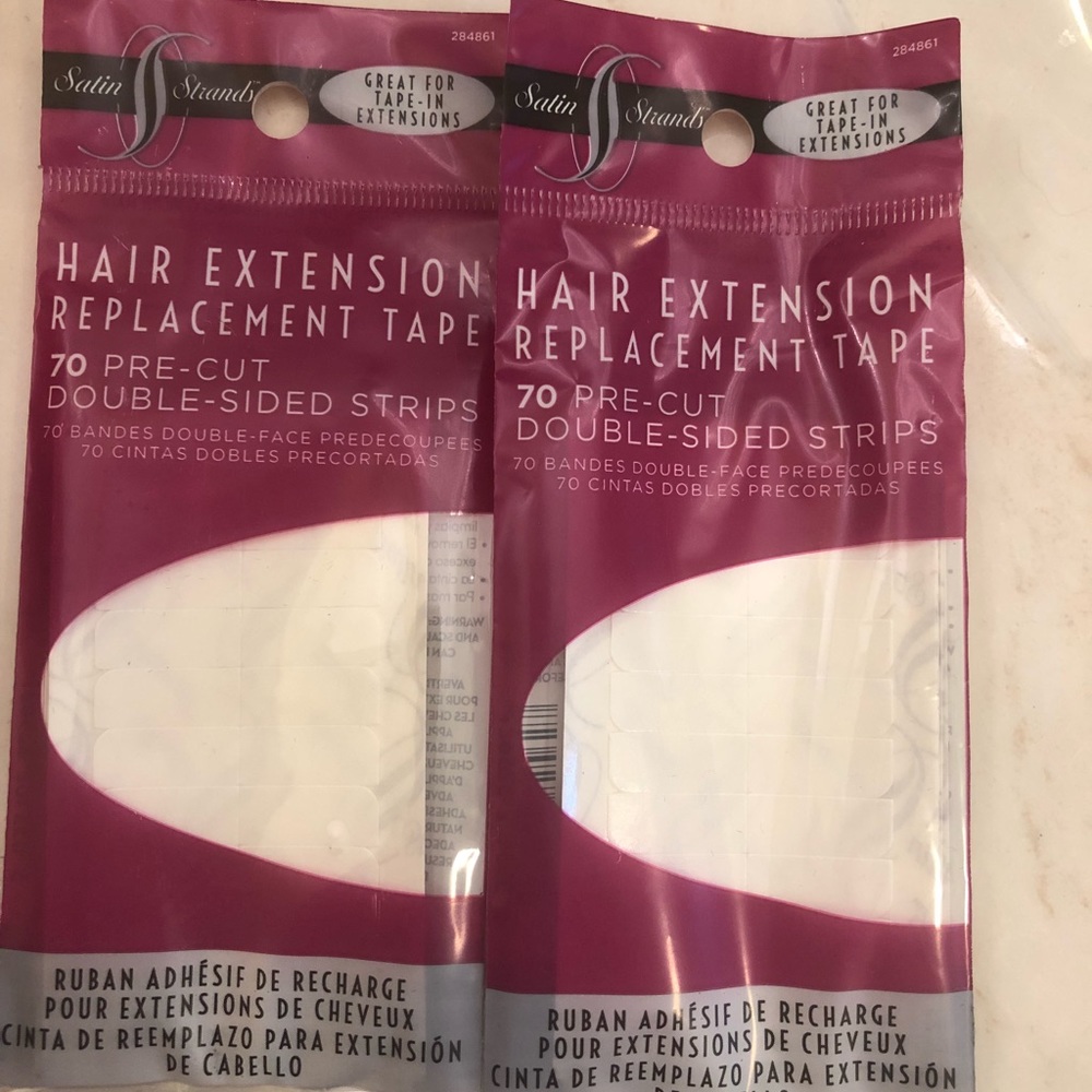 Hair extension replacement tape