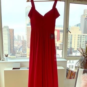 LULUS x BARIANO OCEAN Formal Dress Wine Red SIZE S