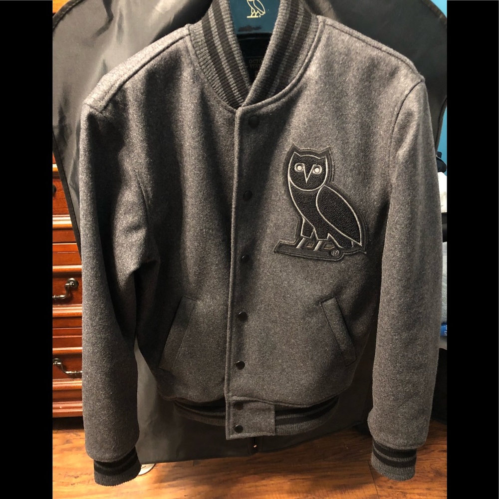 Men’s OVO drake Team Varsity Jacket szM