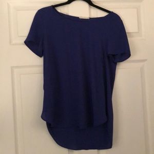 Royal blue blouse