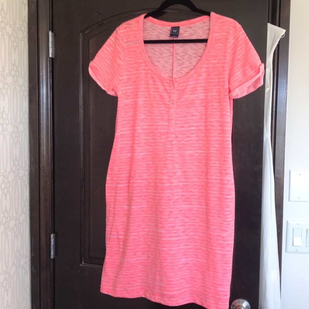 Gap Maternity Hot Pink short sleeve dress