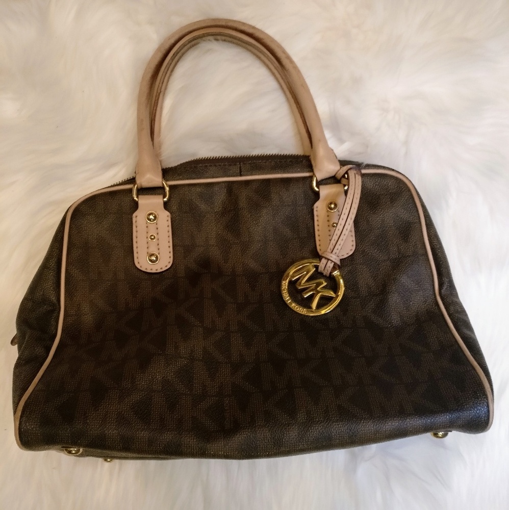 Michael Kors Signature Brown Monogrammed Bag