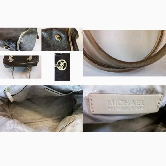 Michael Kors Signature Brown Monogrammed Bag - Picture 4 of 6