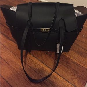 Zac Posen New with tags black leather bag