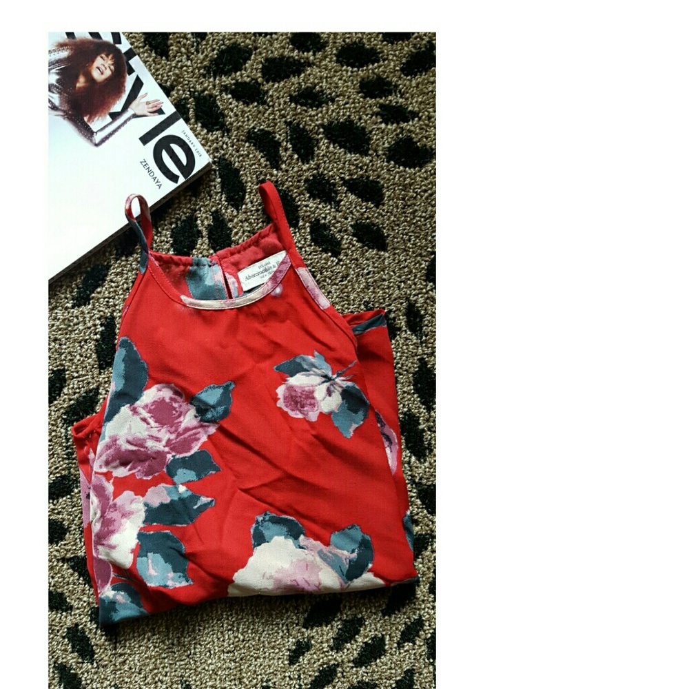 A&F sheer floral rop