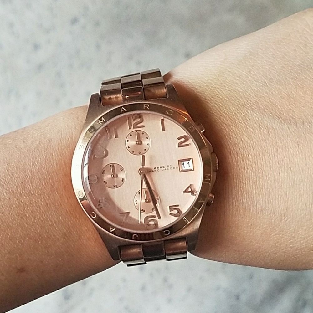 MovingSale!Marc by Marc Jacobs Rose Gold Watch - Picture 1 of 3