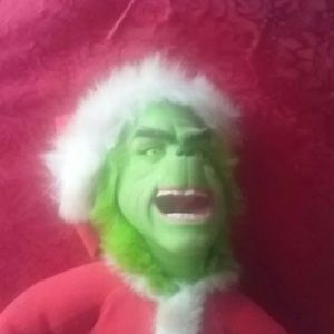 Vintage grinch plush