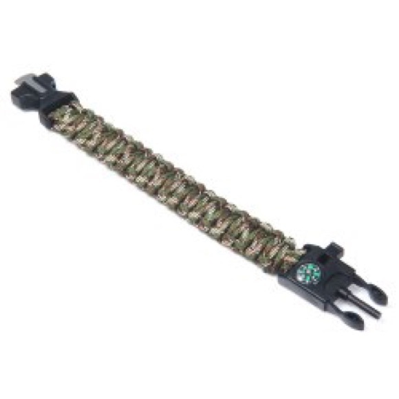 5 in 1 Outdoor Survival Bracelet - Camouflage - Picture 4 of 7