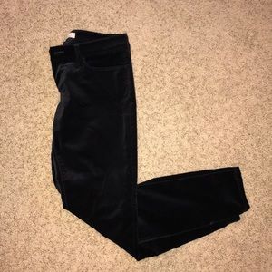 Banana Republic velvet skinny pant