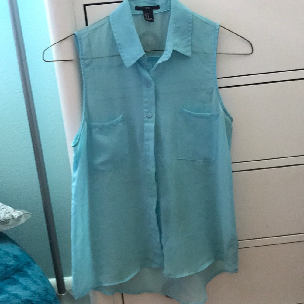 button down short sleeve top