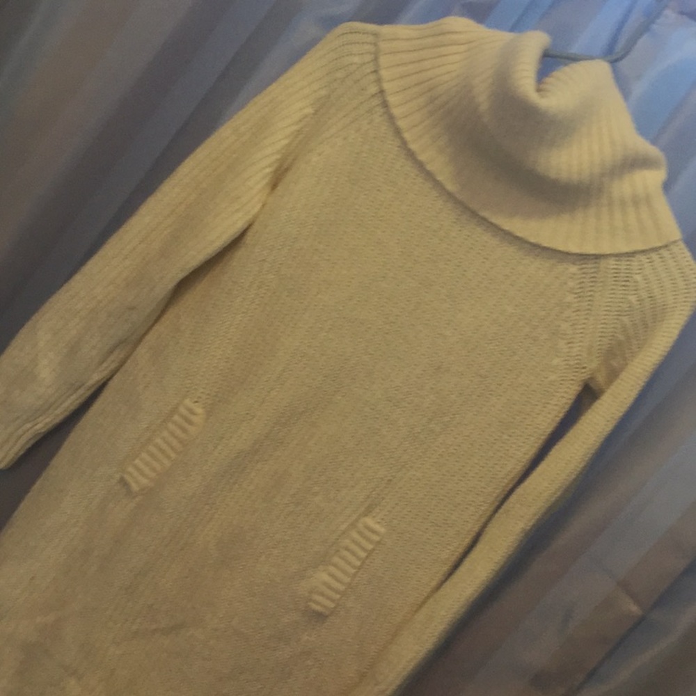 Philosophy ivory white sweater dress