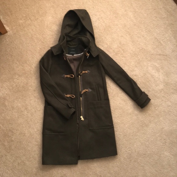j crew wool melton toggle coat