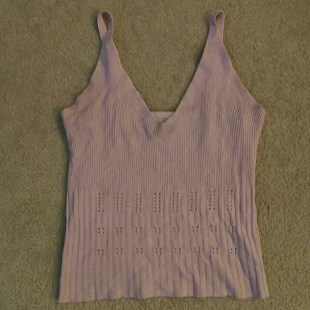 Knit's Landing Pink See through Sweater Camisole