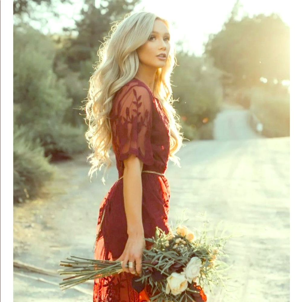 Boho sheer cover up dress🌿🍂🍃 LAST CHANCE