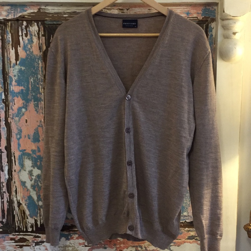 Cardigan pure new wool
