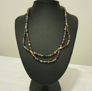 Handmade Trilogy Multicolor Necklace