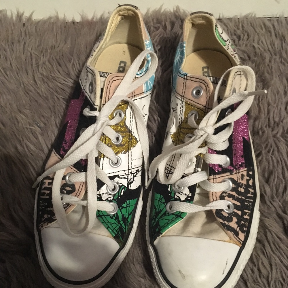 Custom low converse