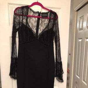 Black cocktail dress