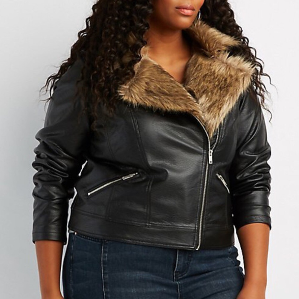 Leather Fur Jacket