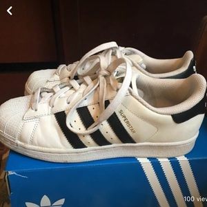Adidas super star shoes!