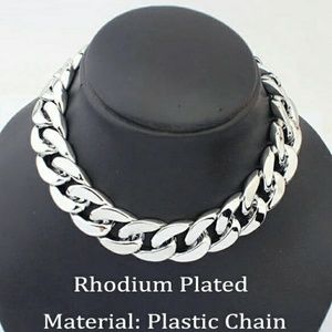 Silver chunky chain