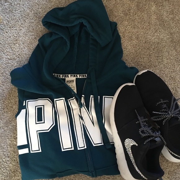 PINK Victoria's Secret Tops - VS PINK ZIP HOODIE