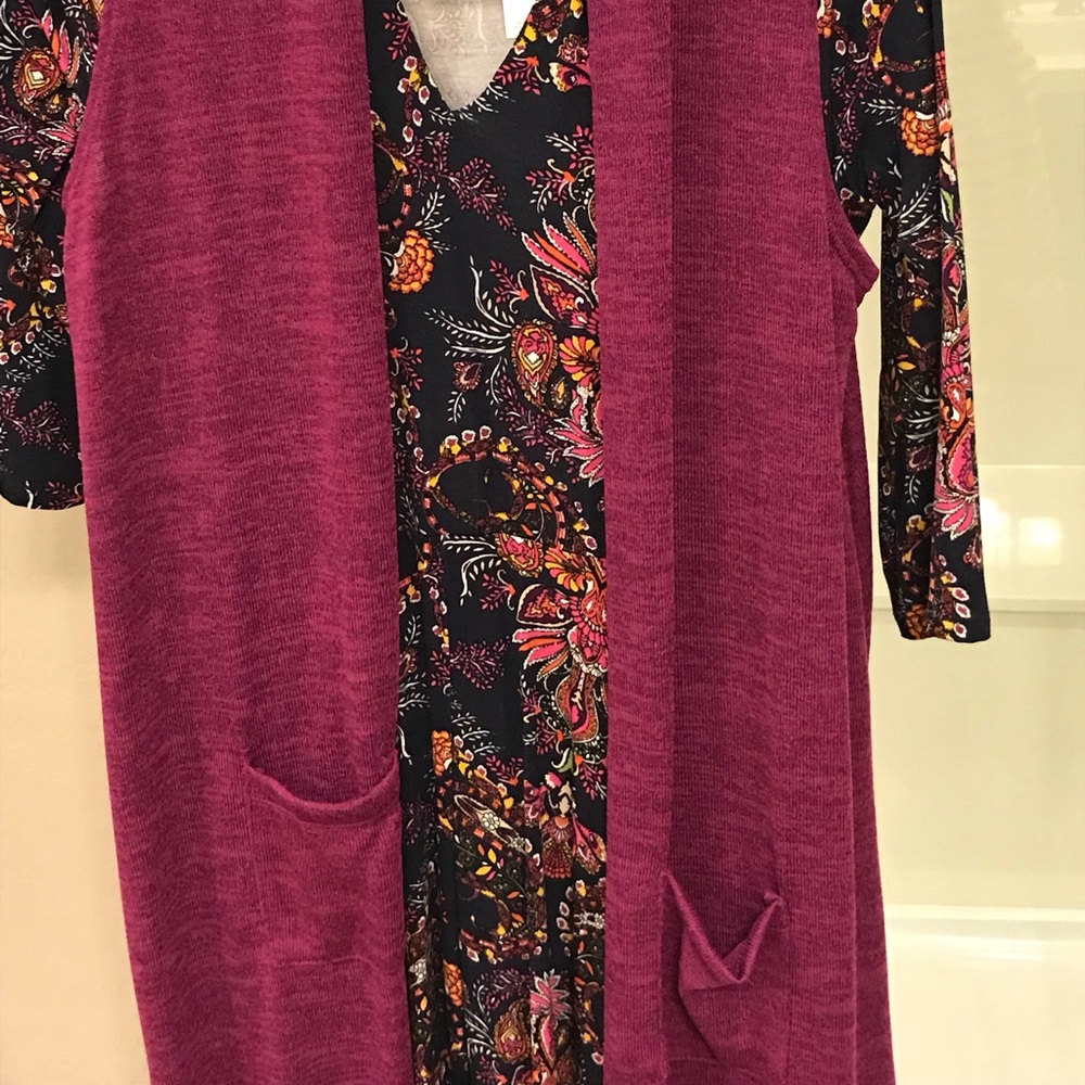 Agnes and Dora Curie Dress with Vest Duster NWT