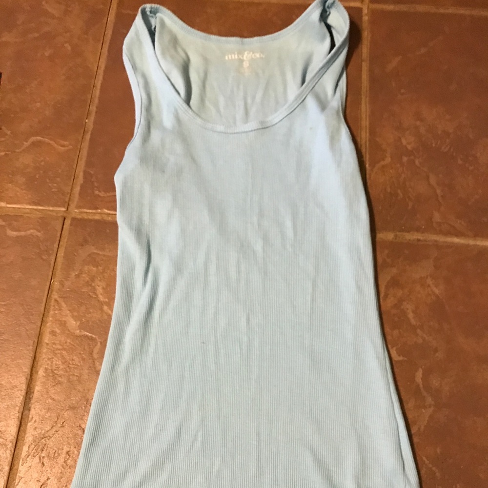 Light blue tank top