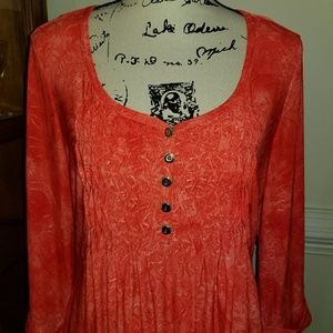 Blood orange Blouse like new!