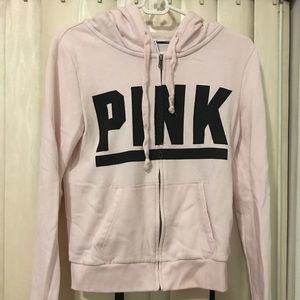 VS PINK ZIP UP HOODIE