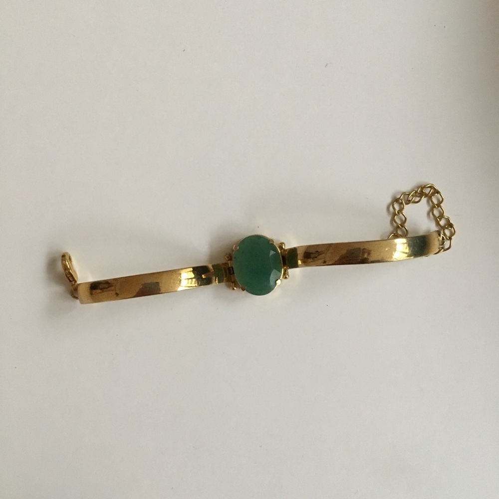 Green and Gold Bracelet