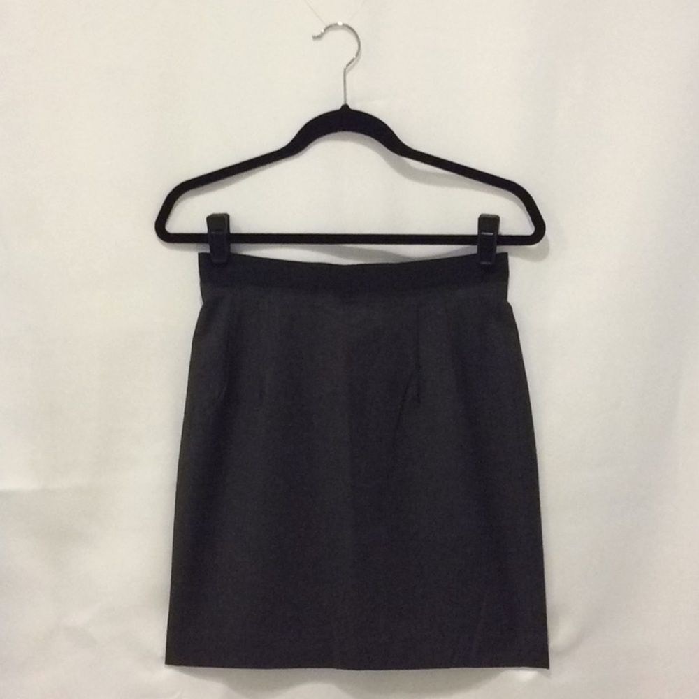 Ann Taylor Loft Charcoal Color Pencil Skirt