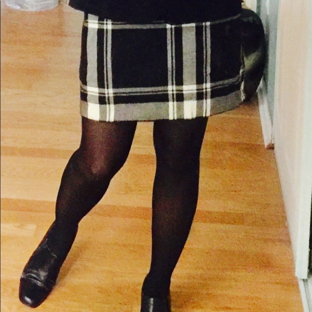 Mini Plaid Skirt, Pencil Skirt INC  Sz 6
