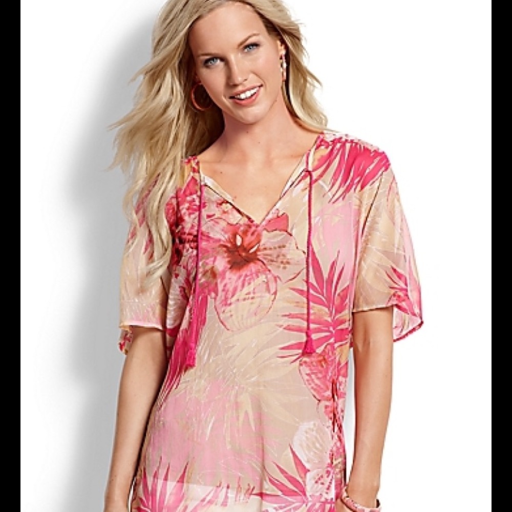 Tommy Bahama Sheer Top