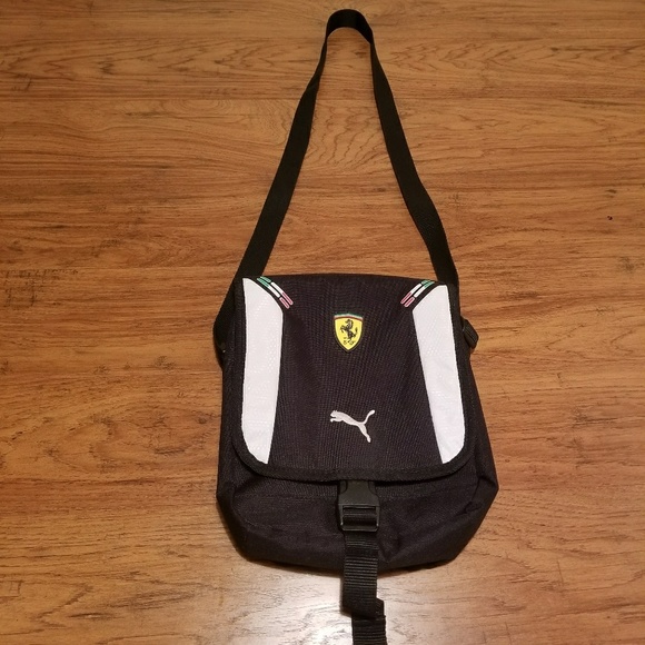 puma ferrari bag brown
