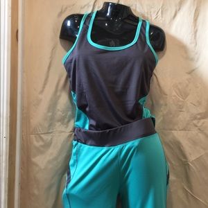 Women Teal Gym Wear