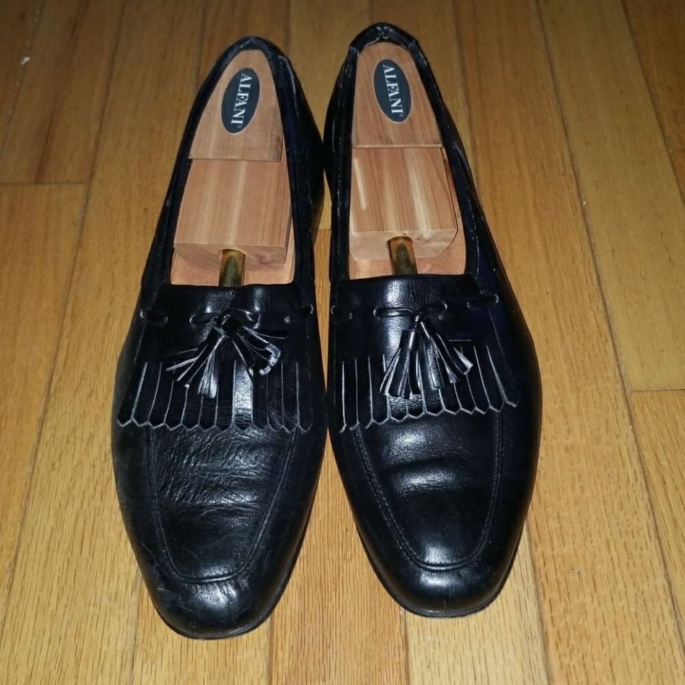 Vera Pelle Men's black leather