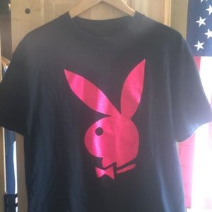ASSC x Playboy Pink Short Sleeve Tee Shirt