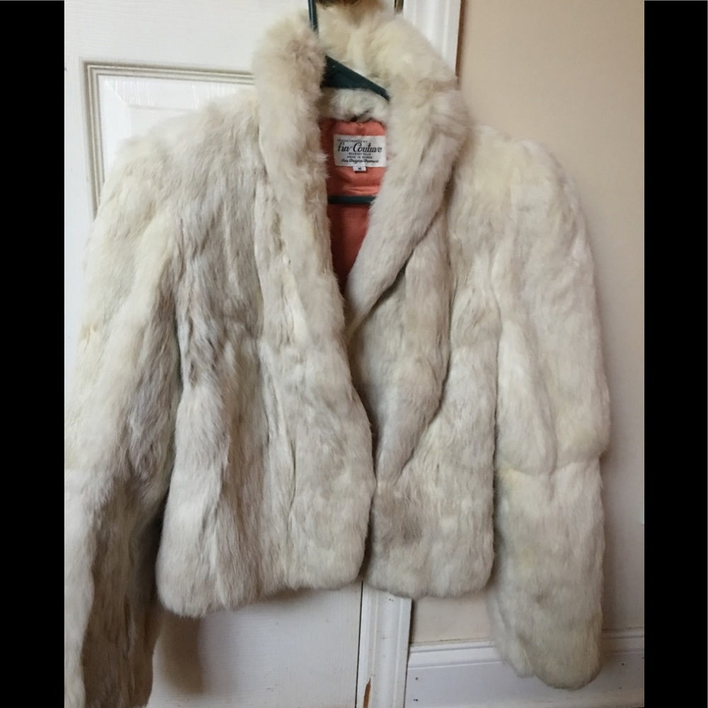 Rabbit fur jacket