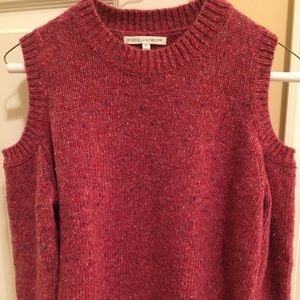 Rebecca Minkoff Merino Wool Cold Shoulder Sweater