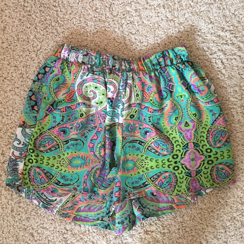 Colorful patterned shorts